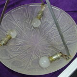Lustre hanging cas for art deco pine apple