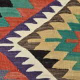 Kilim berbère vintage, Explosion de couleurs et charme artisanal, 166x230Cm