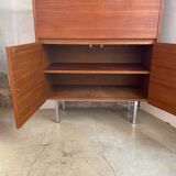 Teak and white Formica secretary, 1950