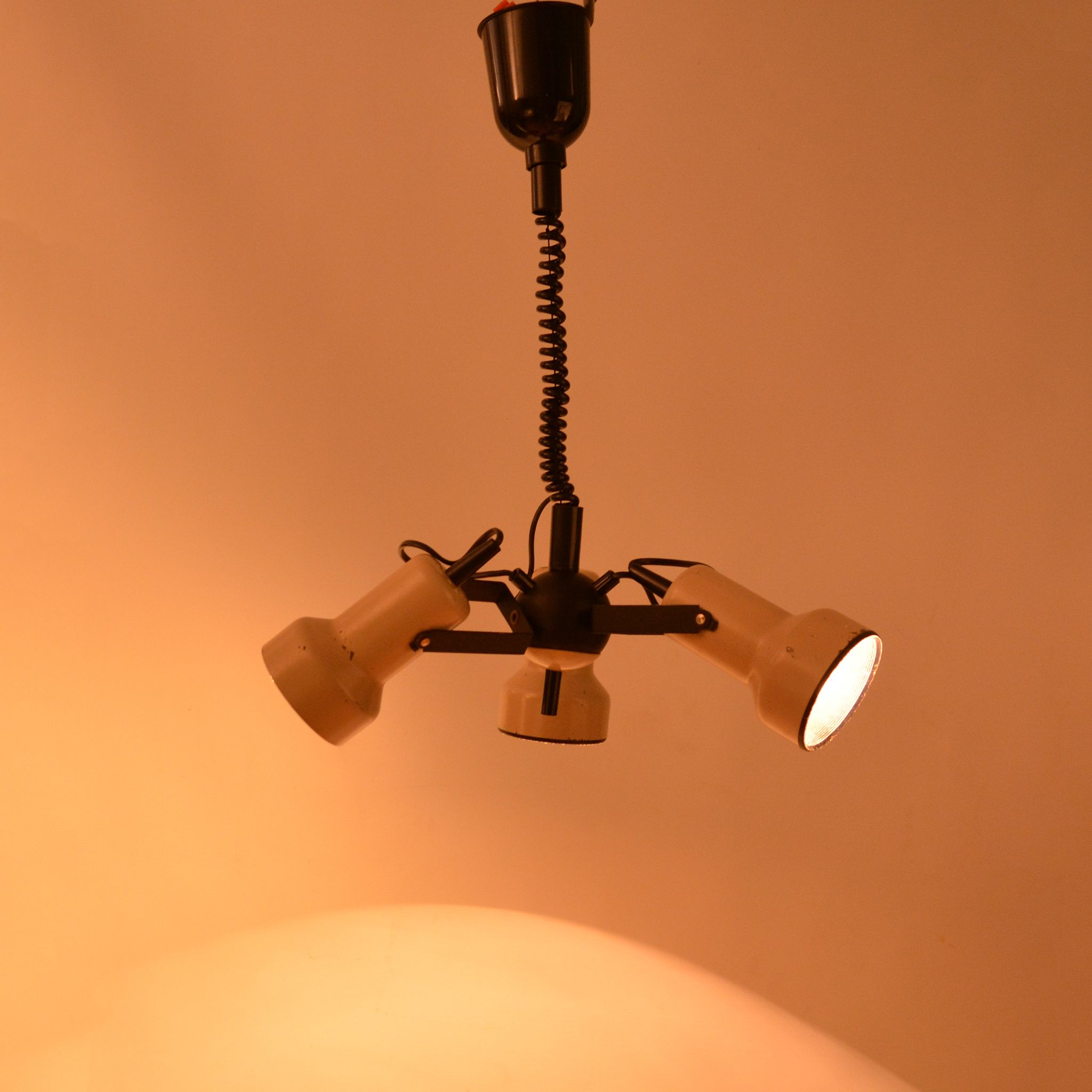 1970s space age pendant lamp Richard Essig Besigheim, Germany