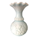Pale blue floral opaline soliflore vase floral decoration