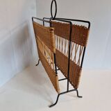 Rattan magazine holder Raoul Guys