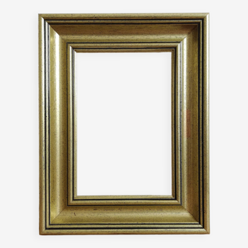 Golden wooden frame & black edging