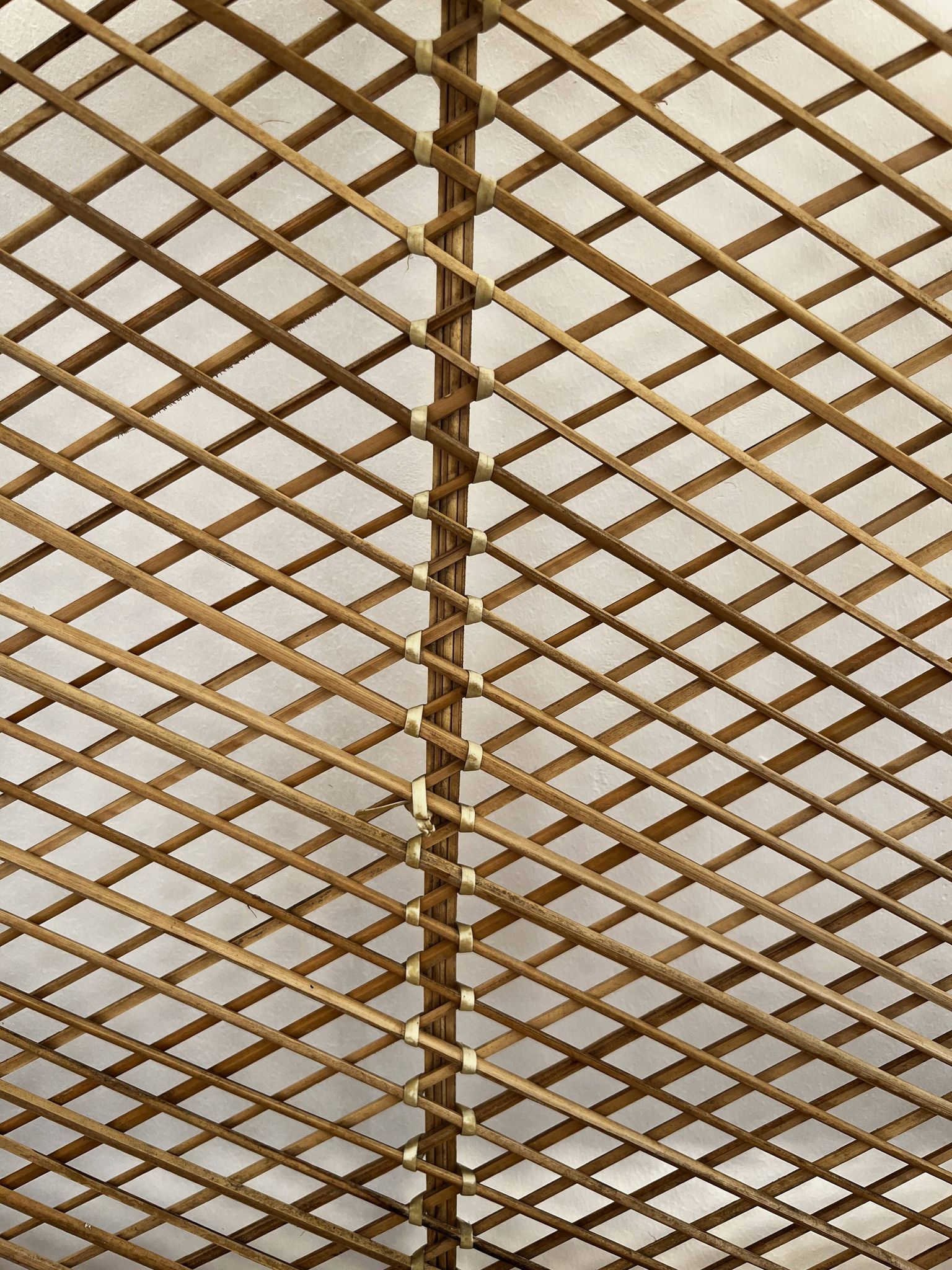 wicker bookshelf