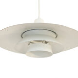 Large layered pendant light by Mogens Davidsen for Superlight. Denmark 1970s