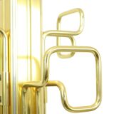 Belgo Chrom Design Coat Rack Hollywood Regency Chrome 174cm