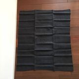 Old embroidered table napkin C C Black