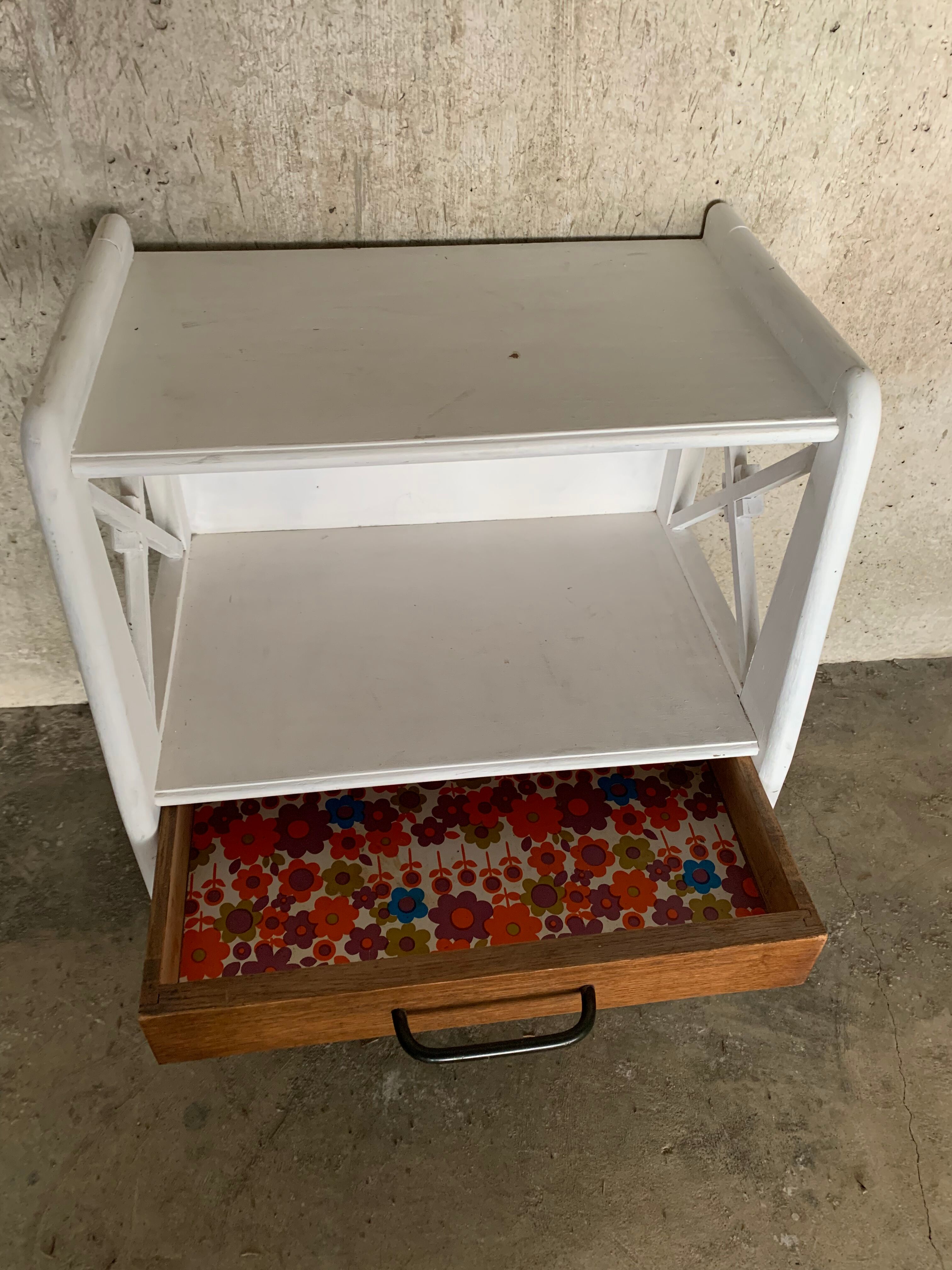 Vintage bedside table