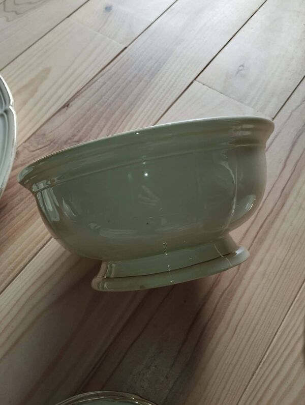 Service de table ancien gien – modèle niderviller – ensemble exceptionnel
