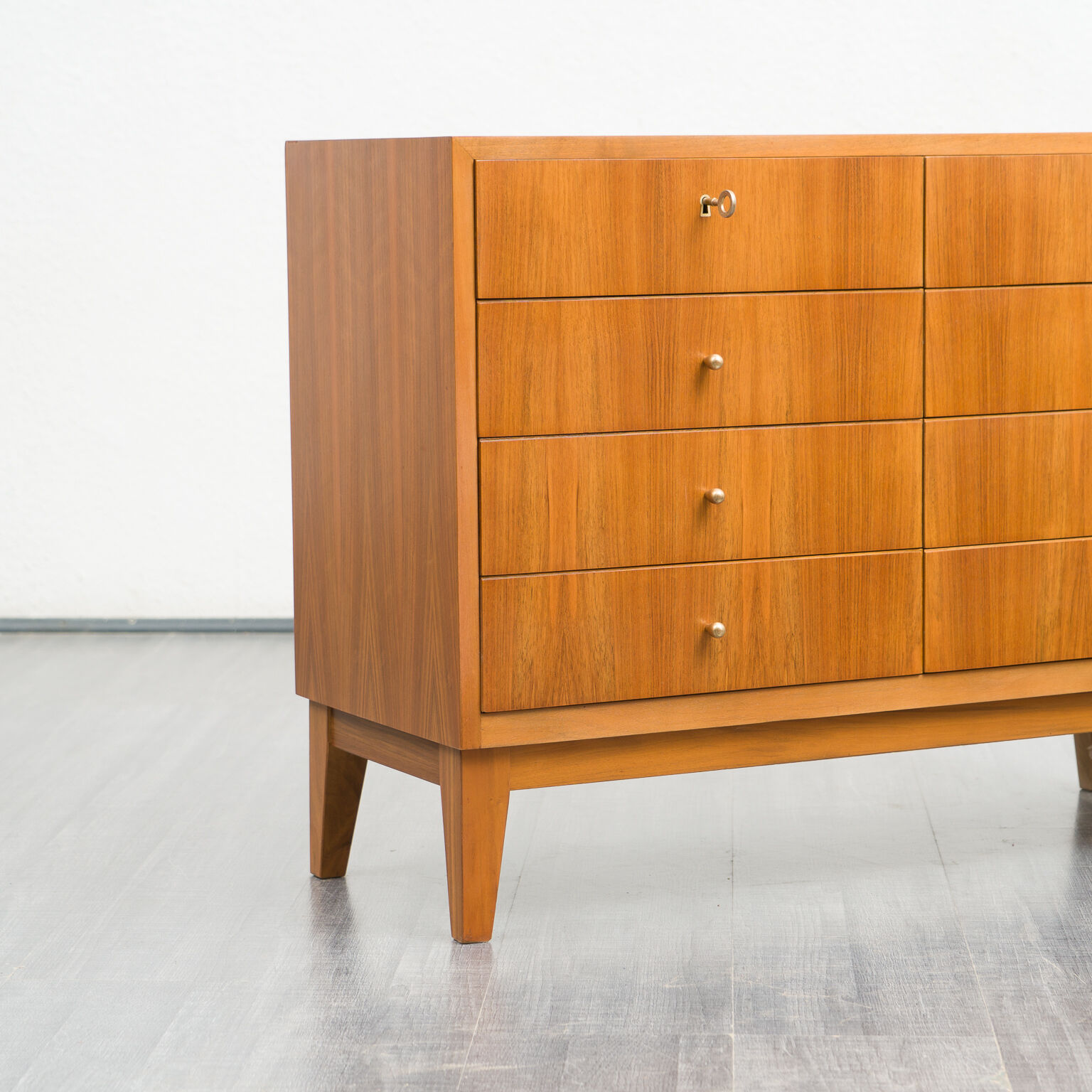 Drawer chest of drawers, 50s, restored