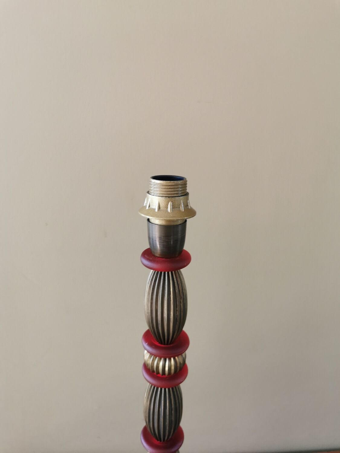 Pair of vintage lamp bases by Julie Prisca