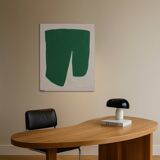 Acrylic on stretched canvas "good luck"