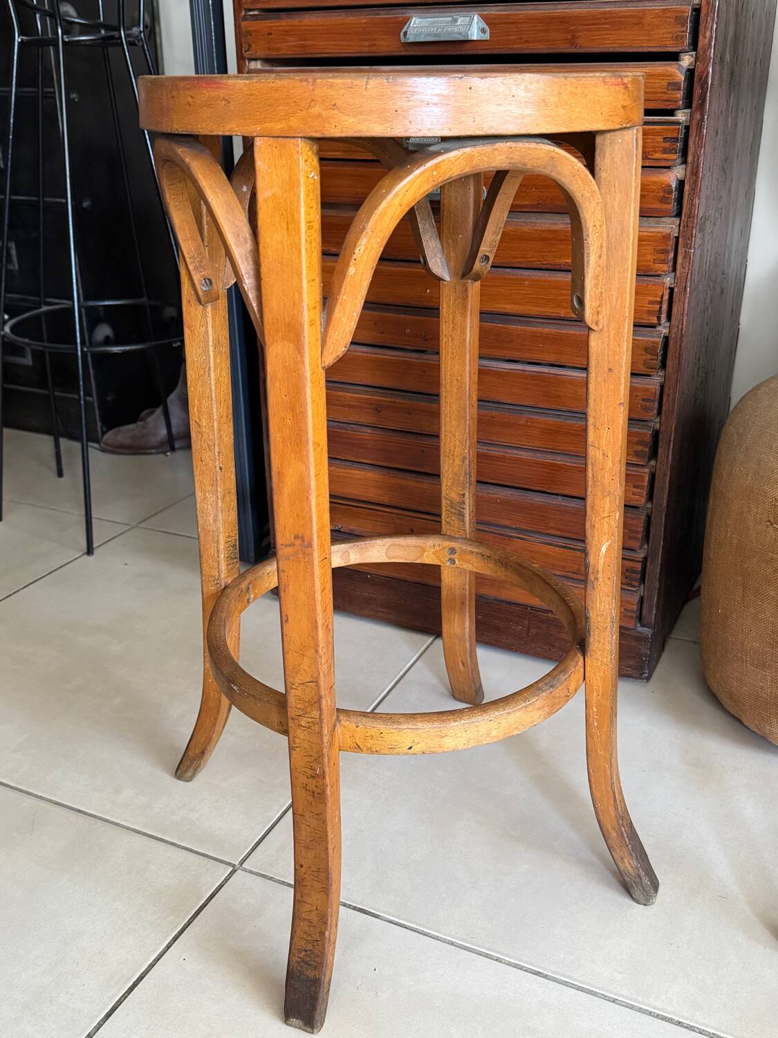 Vintage Baumann bar stool