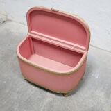 Vintage wooden bench chest