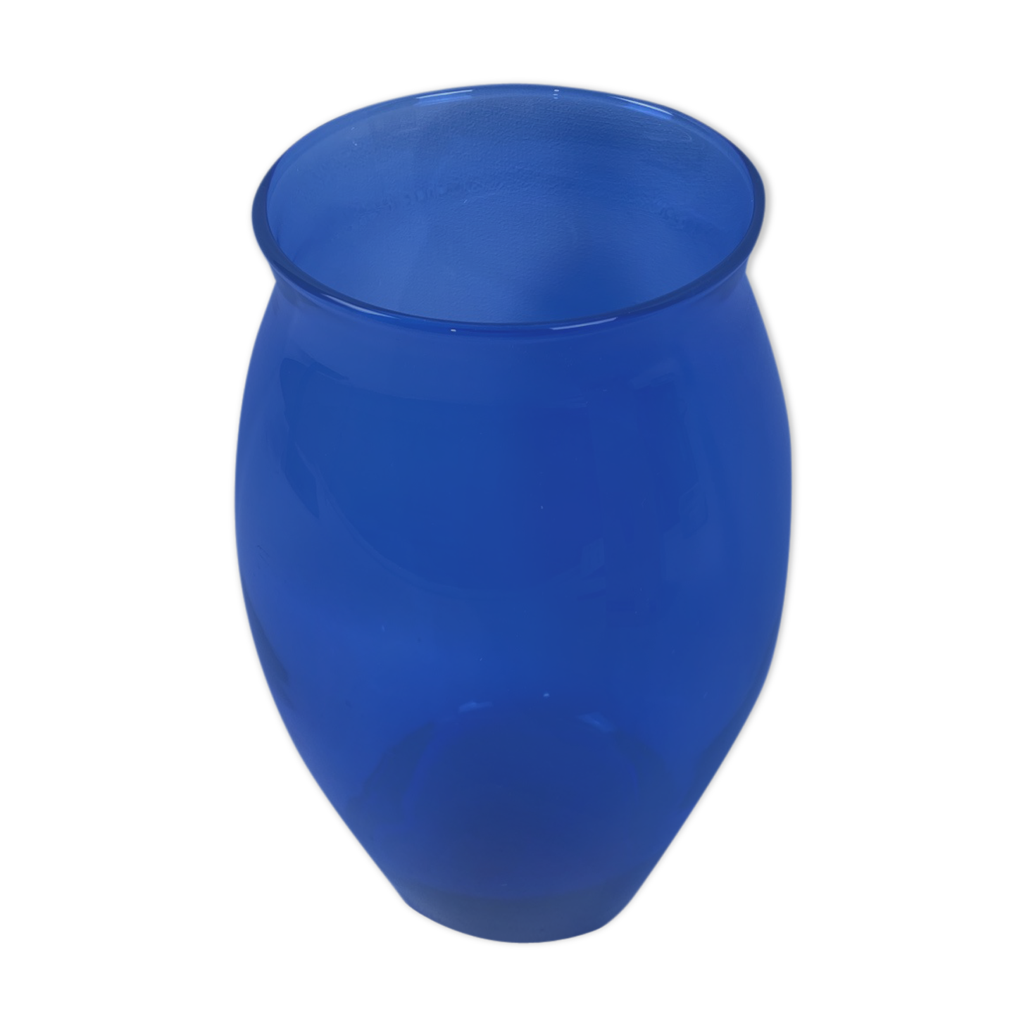 Luminarc 21cm blue glass vase