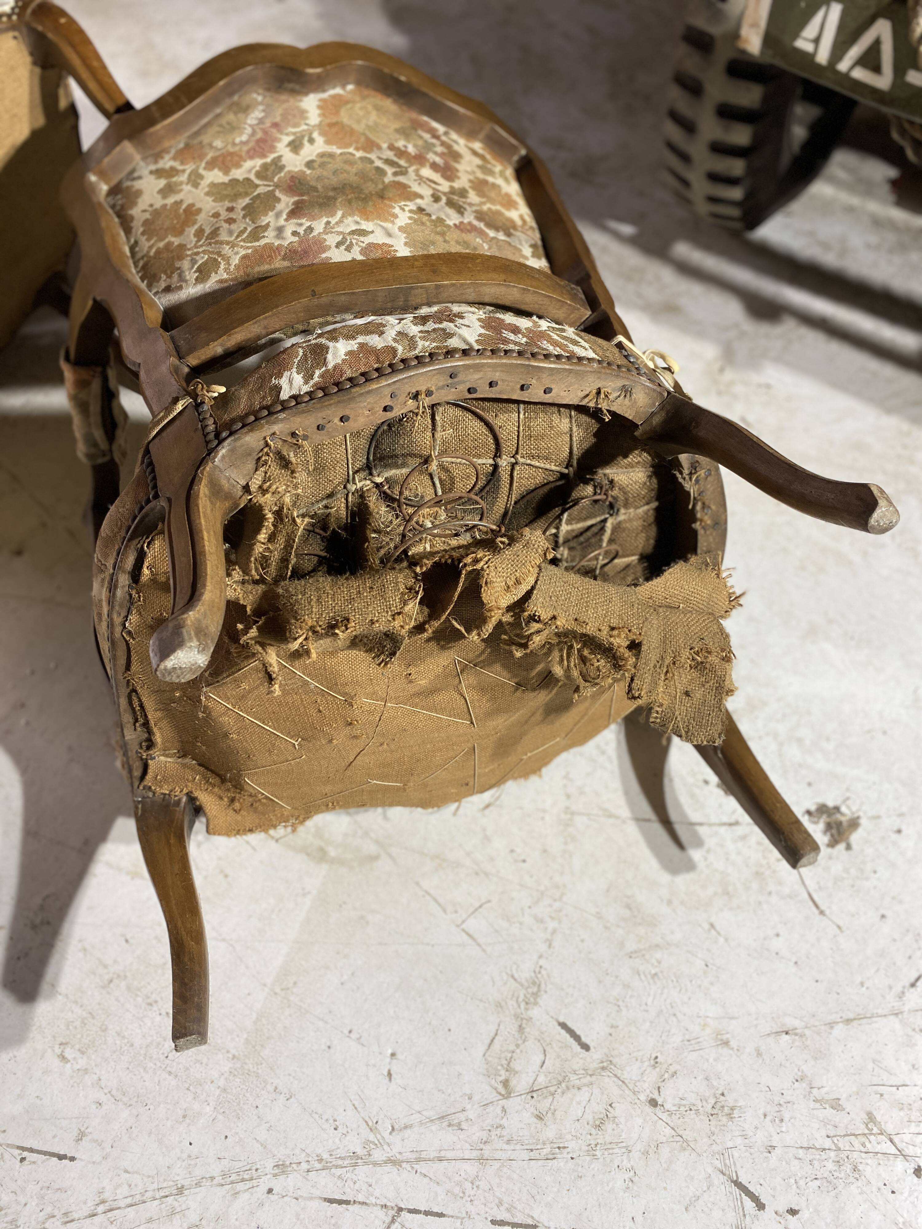 Pair of louis xv convertibles