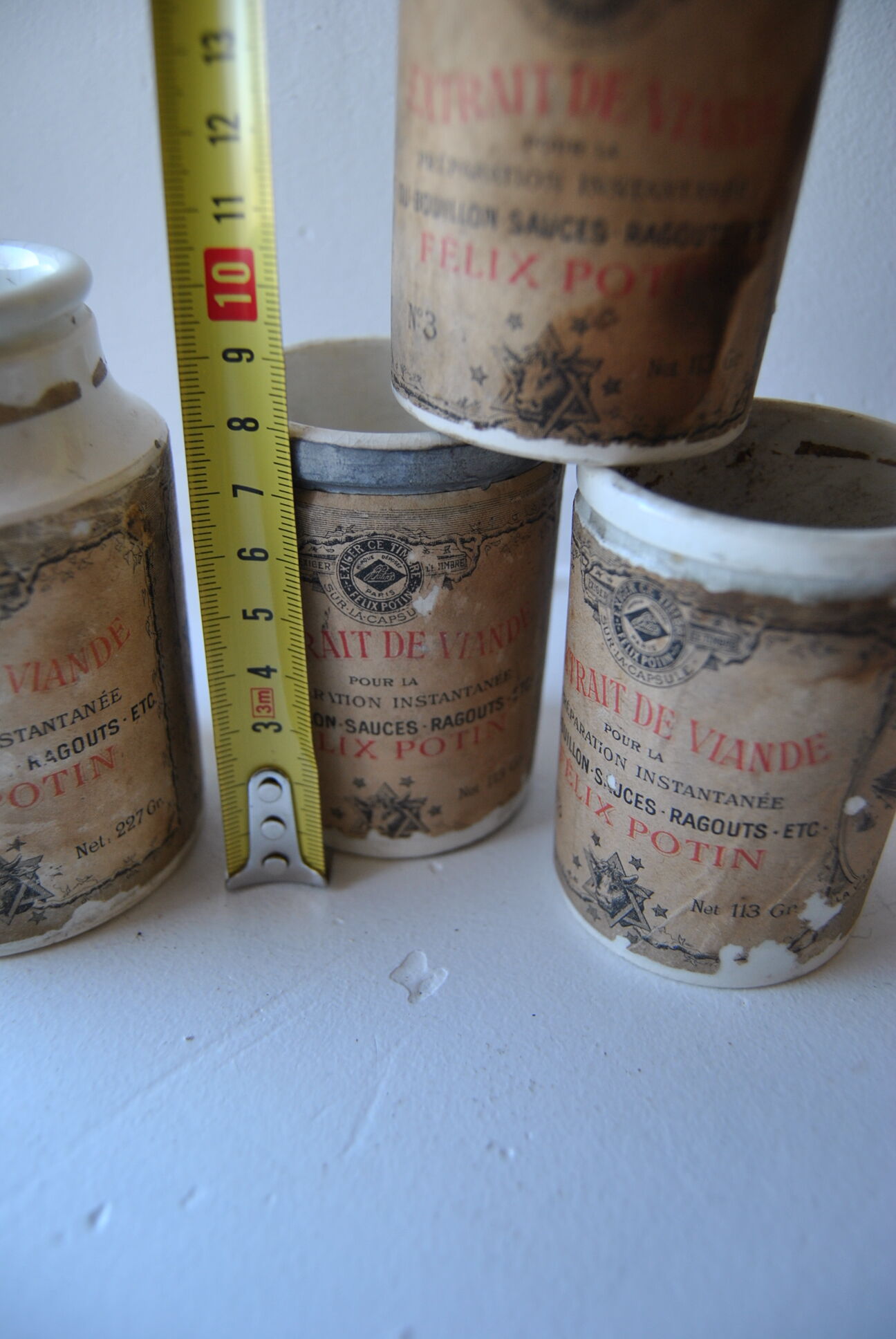 Lot of ceramic pots Felix Potin