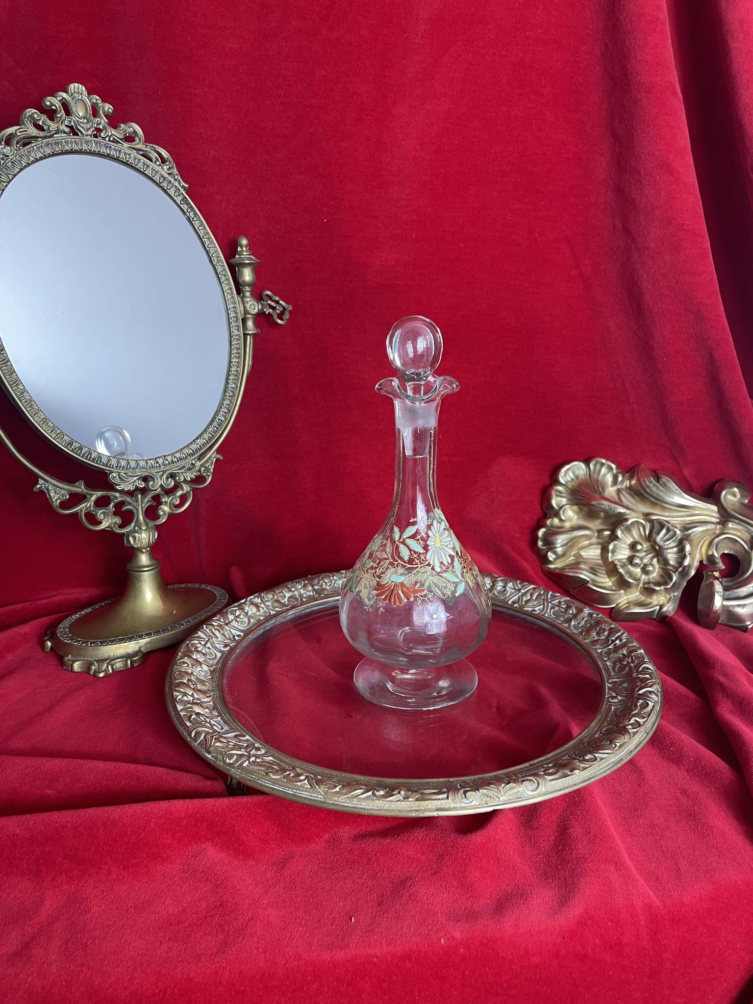 Old Legras Art Nouveau carafe