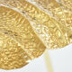 Rhubarb lamp in brass by Tommaso Barbi 1970