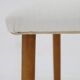 1960s Danish Beech Stool with Fabric