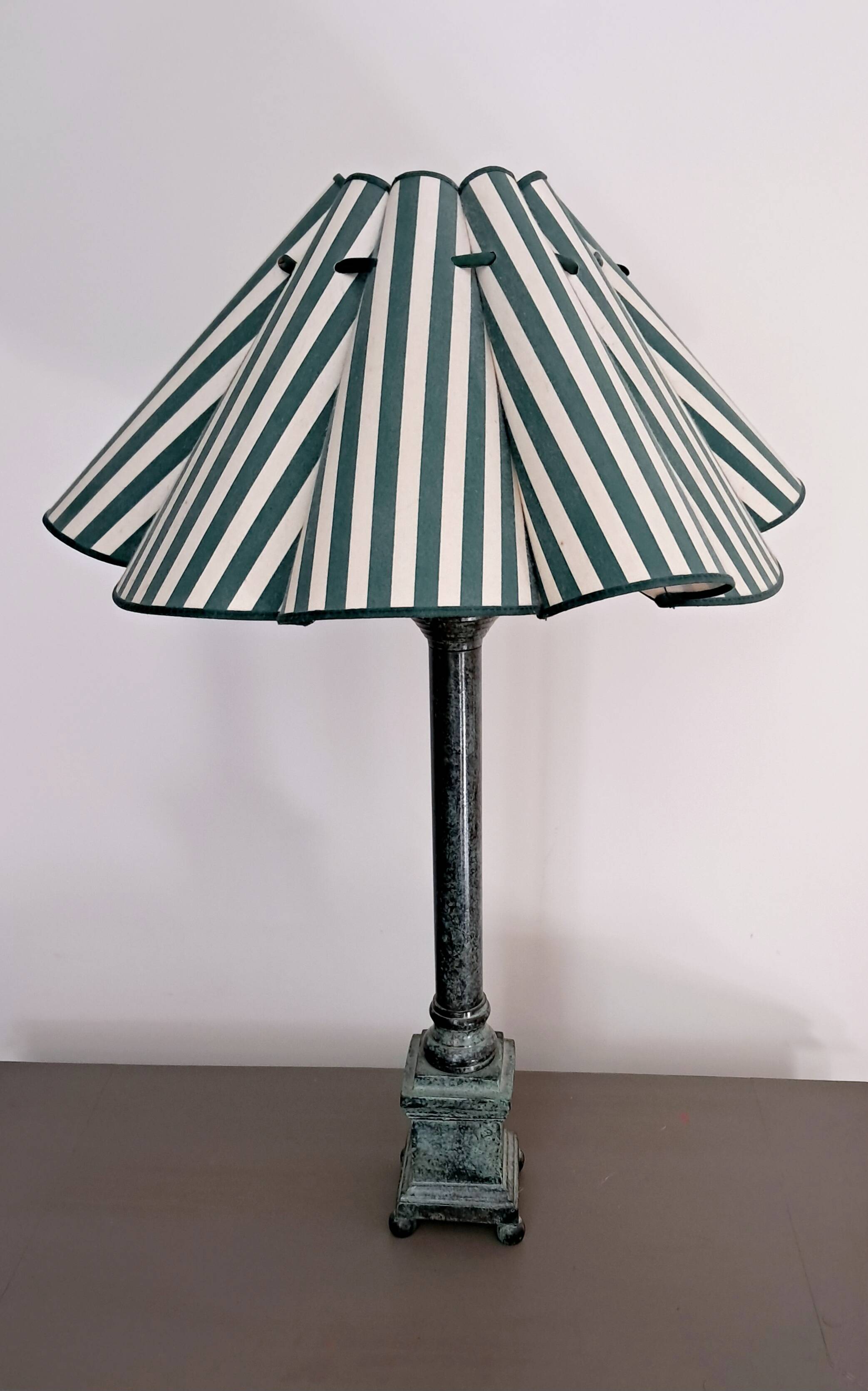 Empire style lamp. Original lampshade