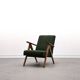 Mid Century Easy Chair Model B - 310 Var in Light Green Buckle