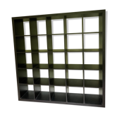 Black shelf bookcase