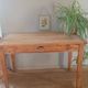 Old wooden table with drawer – Vintage desk