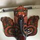 Wooden triptych mask