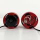 Pair of Red Bulbo Lamps by Barbieri & Marianelli for Tronconi, 1980