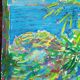 Pierre Lacroux (1909-1993) Gouache - 38,5 x 28cm - Cap Ferrat 79