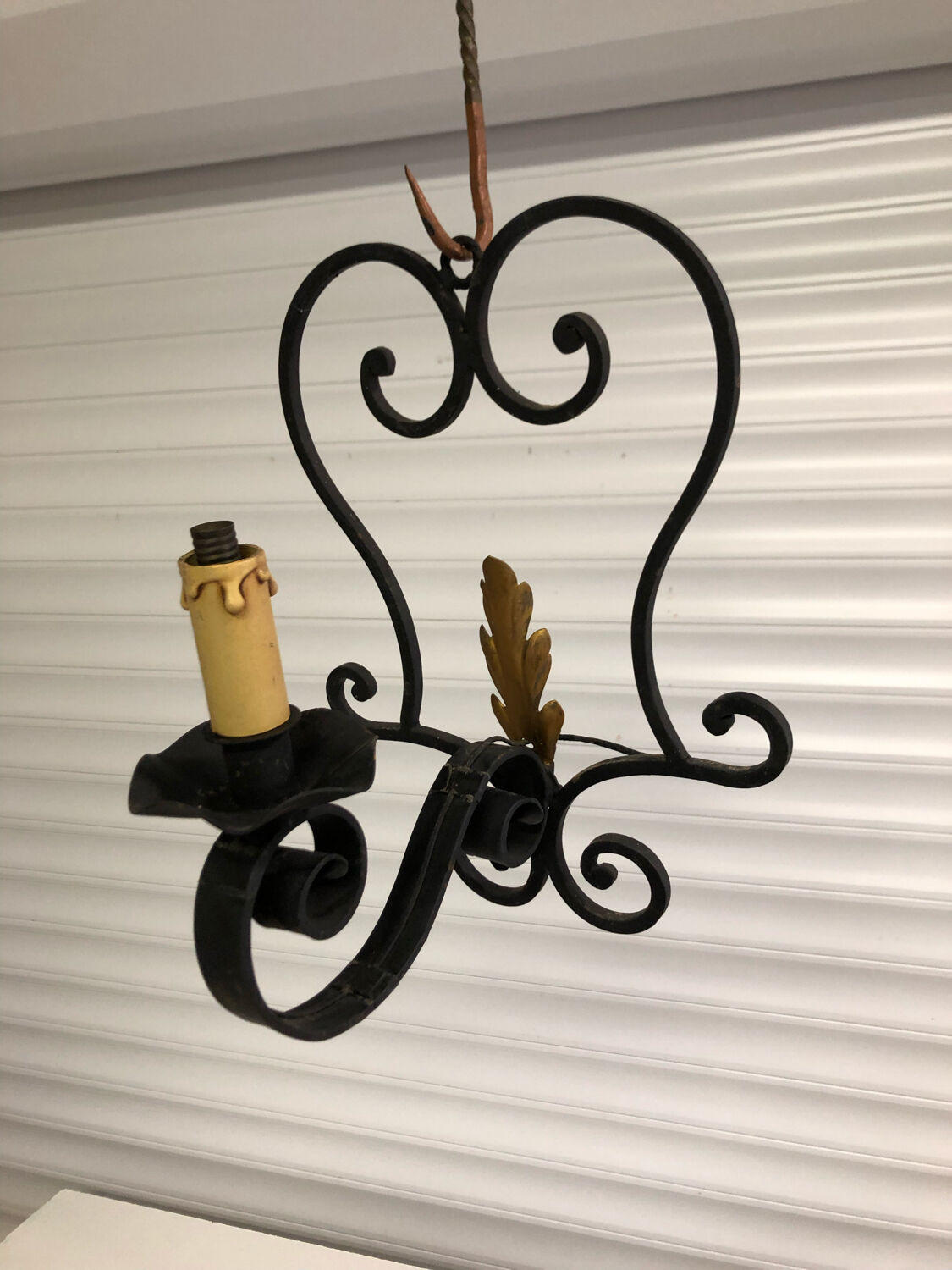 Applique murale fer forgé