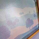 Rattan and fiberglass tray Catherine Escalon Camaieu