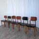 Set of 6 Mix & Match Vintage STOL Kamnik Dining Chairs Yugoslavia 1970s
