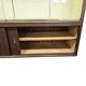 XL vintage wooden display cabinet / sideboard / wall cupboard