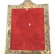 Vintage wall mirror t brass frame, italy, 1950 s
