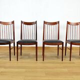4 Danish Rosewood Chairs from Rio Arne Vodder 1960