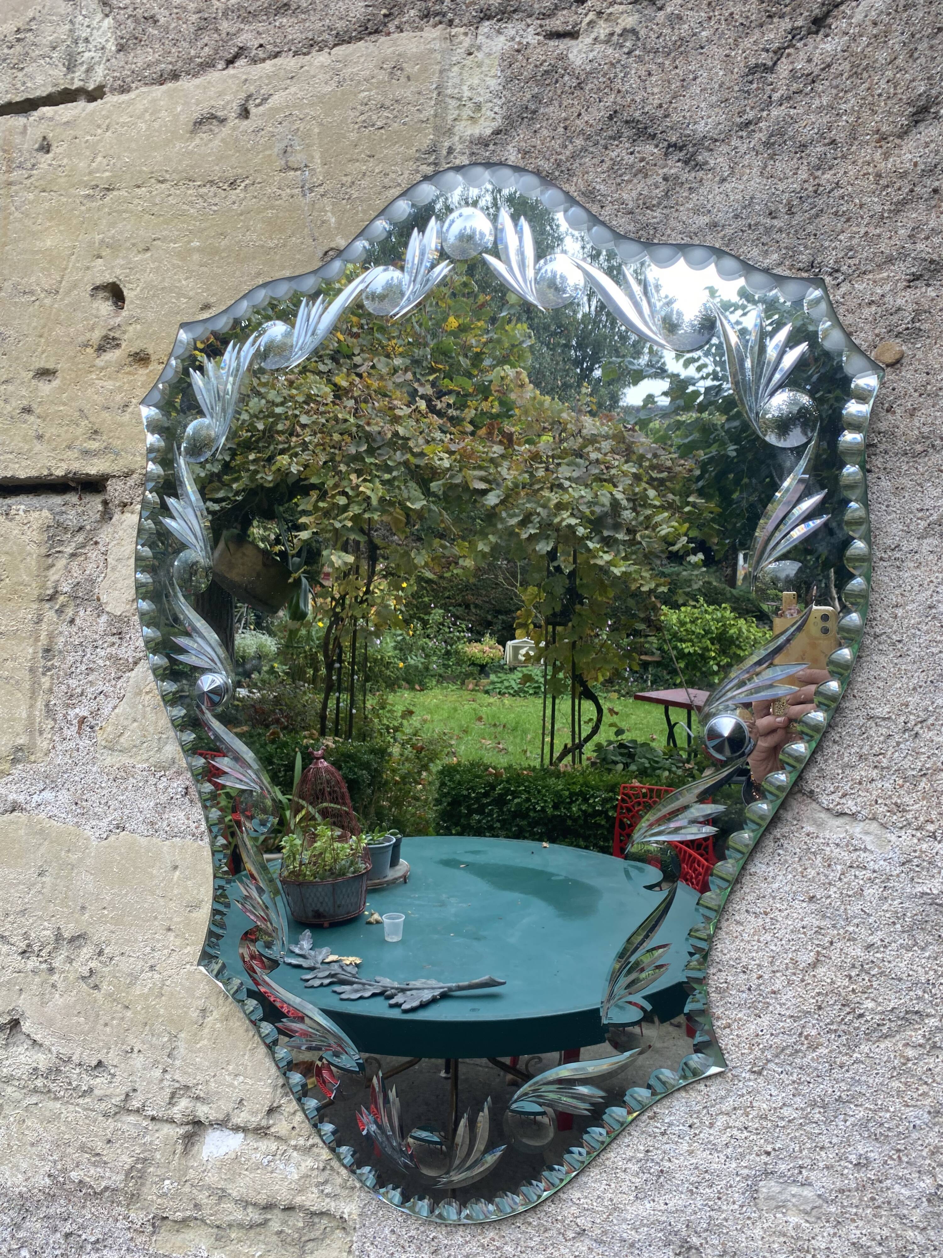 Venetian mirror from the 1950s-60s
