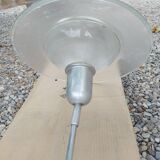 Holophane art deco glass pendant light