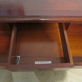 Rare - 6 drawer chest of drawers - mahogany - Louis xvi style - spinning top feet