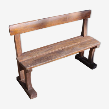 Old schoolboy bench