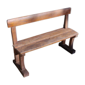 Old schoolboy bench