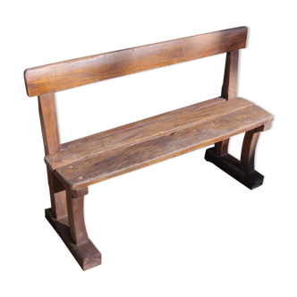 Banc d'écolier ancien