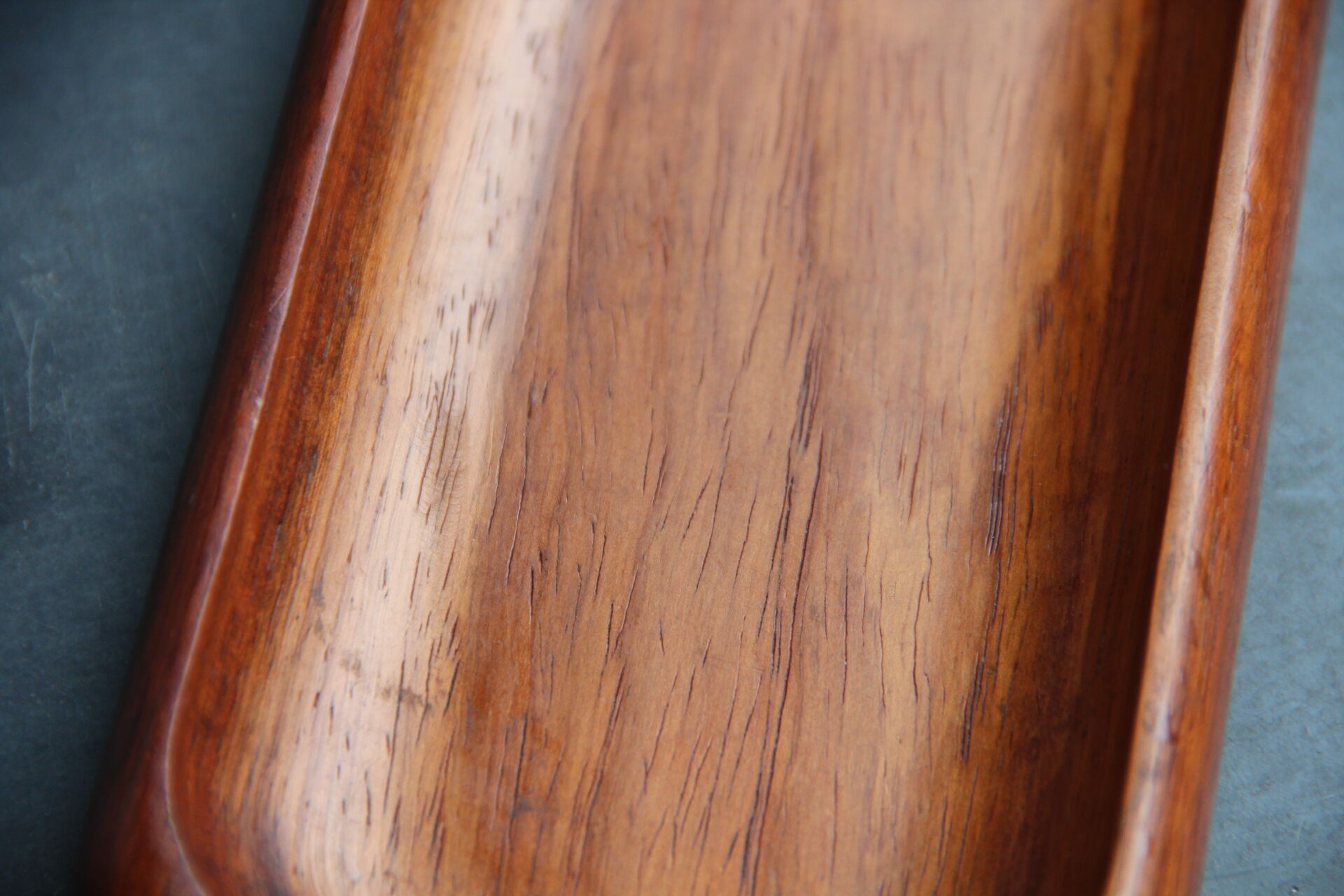 Exotic wood appetizer platter