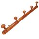 Bamboo style 5 hook coat rack