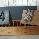 Old wooden binder box