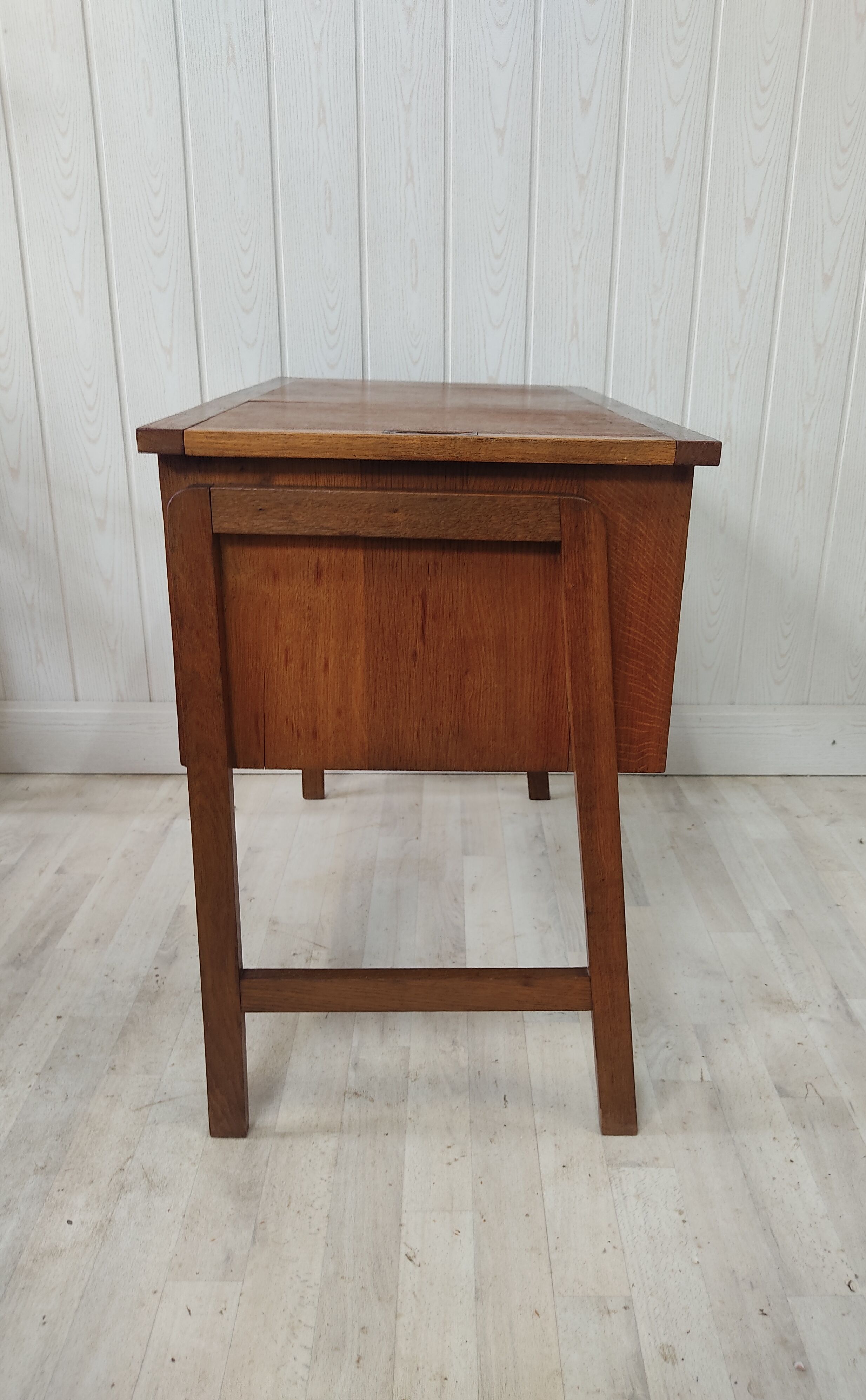 Vintage solid oak desk