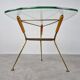 Table basse à trépied italienne du milieu du siècle, années 1950