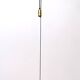 White Ceramic and Brass Adjustable Pendant Lamp, Italy