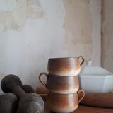 Trio de tasses en grès